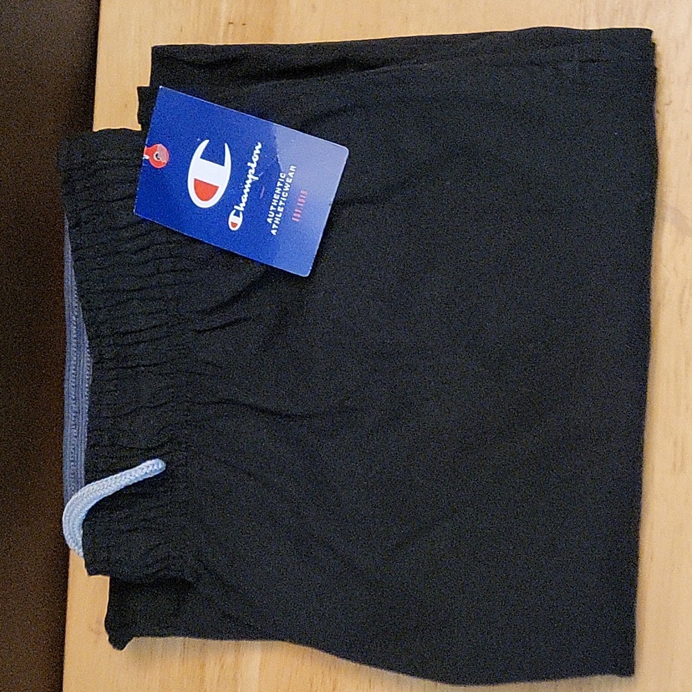 Champion Men's Cuffed Jersey Pants (L) - BLACK *Brand New*